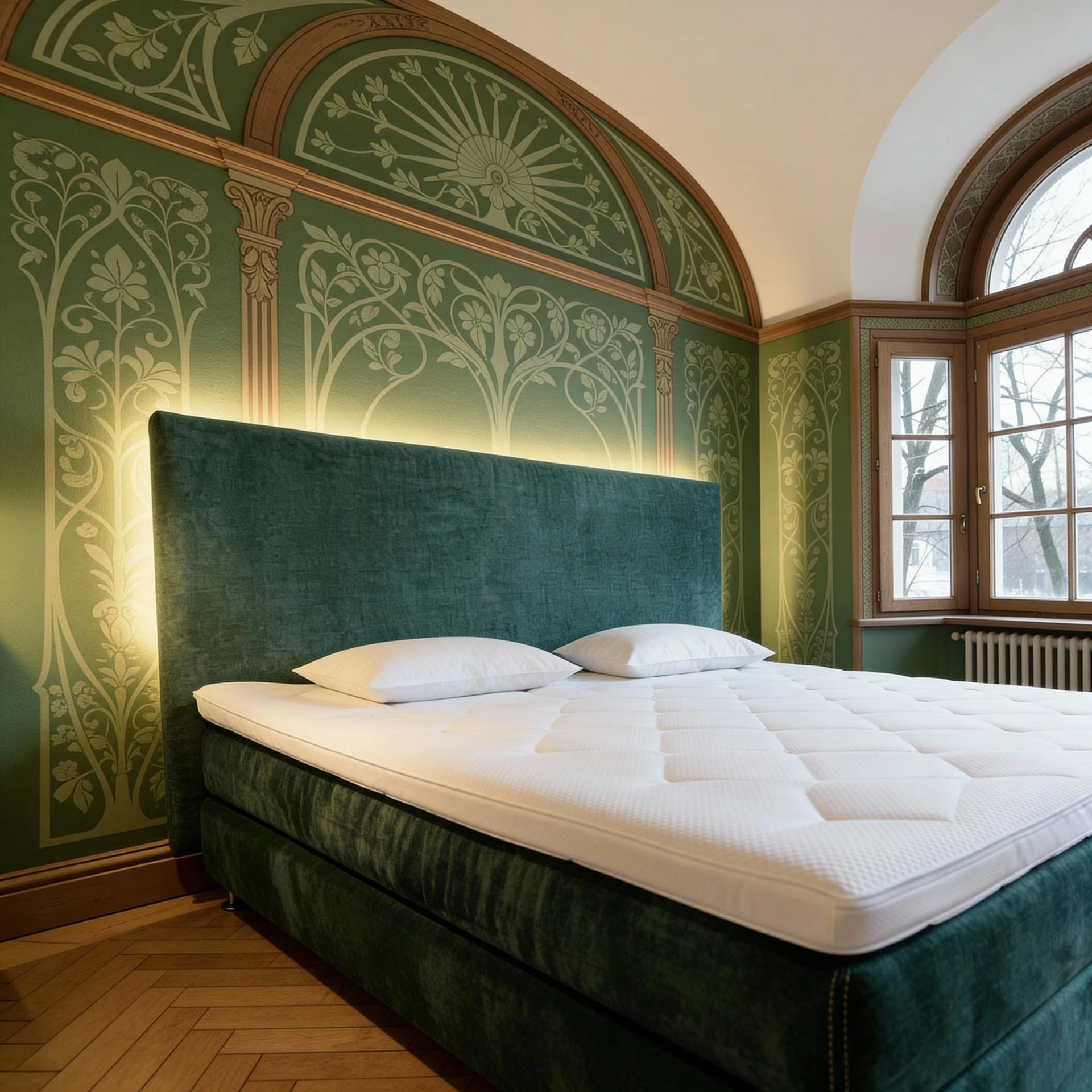 Harmonia jenkkisänky vihreä deluxe